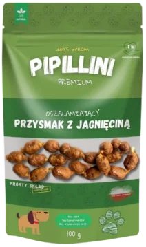 Pipillini przysmak dla psa z jagnięciną 100 g