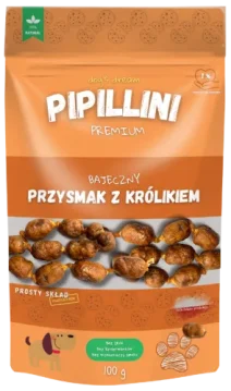 Pipillini przysmak dla psa z królikiem 100 g